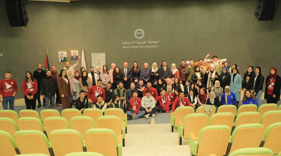 AAUP Concludes the Activities of the Palestinian Day for Media Simulation in Ramallah Campus