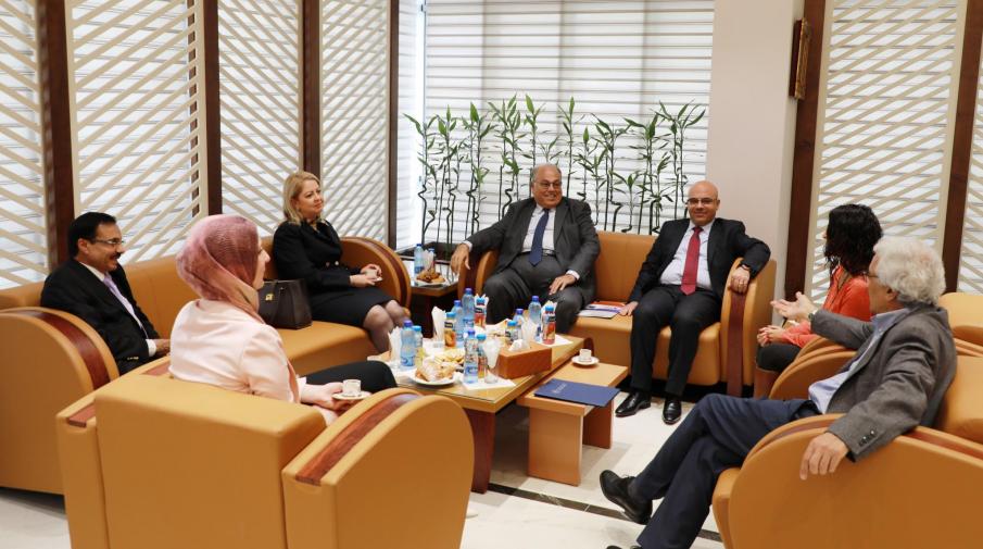 The visit of Dr. Khayriah Rasas Advisor to the Prime Minister to the University