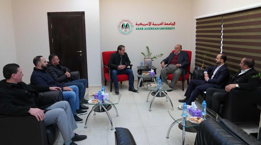 AAUP and the Palestinian Football Association Discuss the Hosting of 
