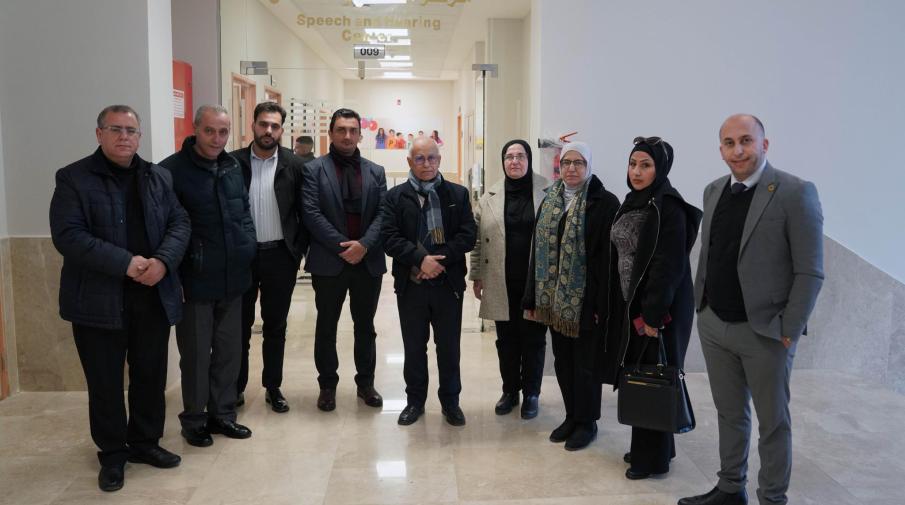 A Delegation from Jenin Governorate Visits the Arab American University