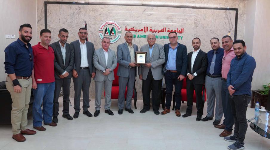 The University’s President welcomed the Director of the Preventive Security Service in Jenin