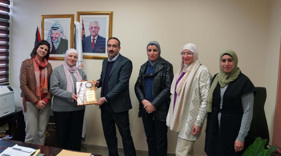 A Delegation from the American Academic School Visits the Arab American University to Get Acquainted with it