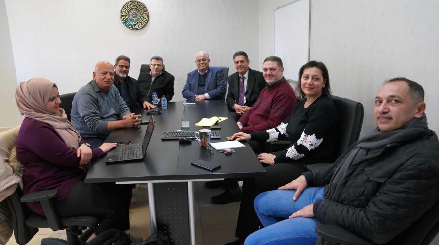 The Arab American University Hosts the Director of the Erasmus+ Office in Palestine