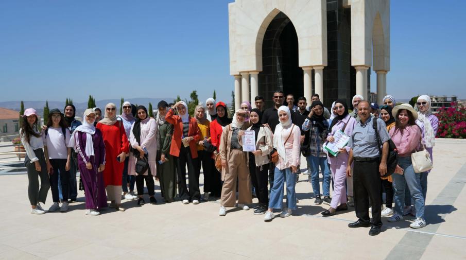 From Asdaa’ News Organization, a Youth Journalists Delegation Visits AAUP