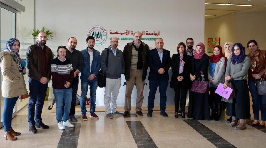 The University hosts the CEO of Paltel Group Mr. Ammar Al Aker in a lecture for Masters students in Ramallah