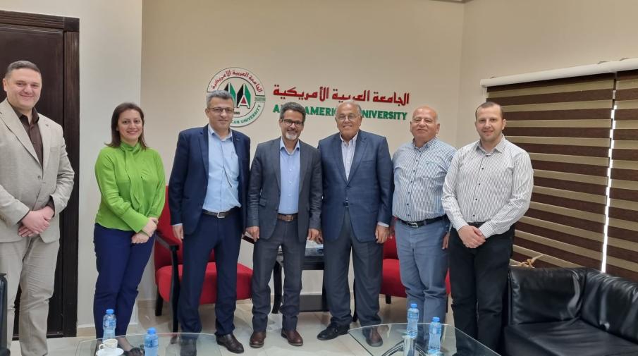 The Director of Erasmus Office in Palestine Visits AAUP