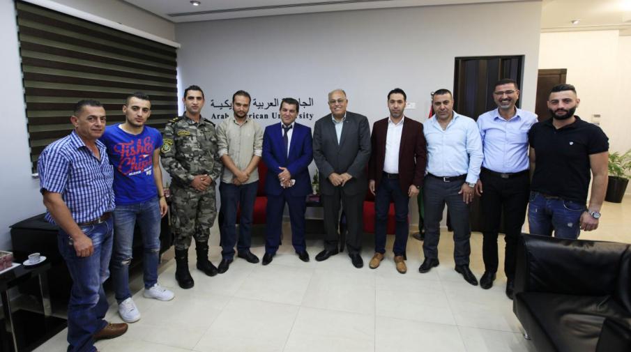 From the delegation of General Intelligence in Jenin visit to the university