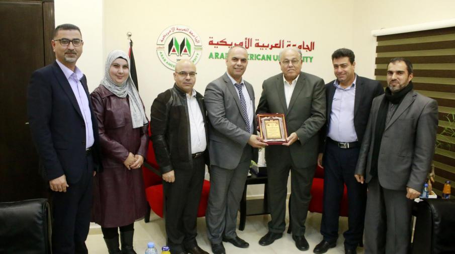 A delegation from the Directorate of Education in Jenin visits the university to discuss enhancing cooperation