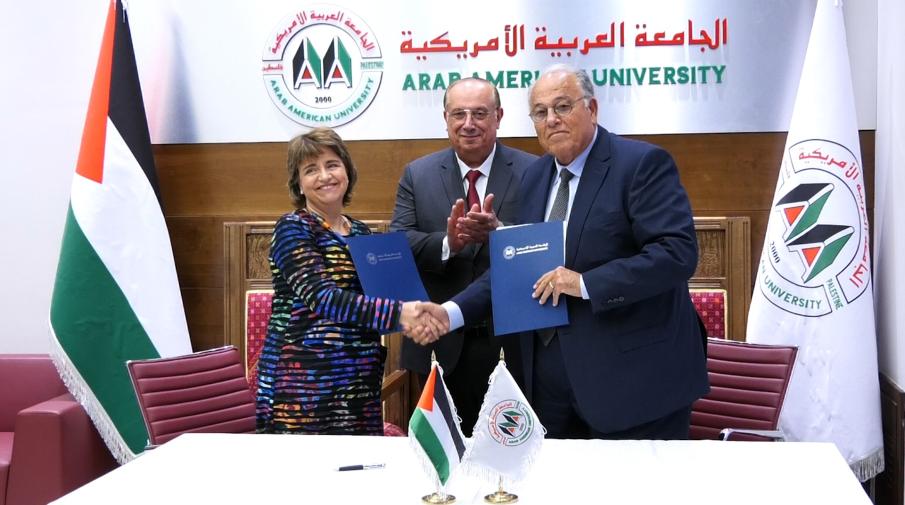 The Arab American University Concludes an Agreement with the University of Dundee in the Medical Field Under the Auspices of Minister of Higher Education and Scientific Research