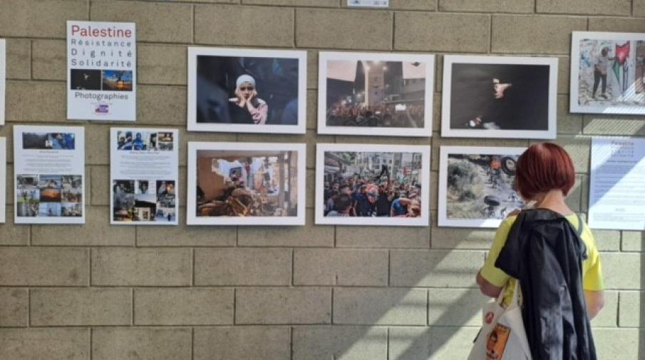 Student Wahaj Bani Mufleh’s Work Displayed at a Photo Exhibition on the Palestinian Case in France