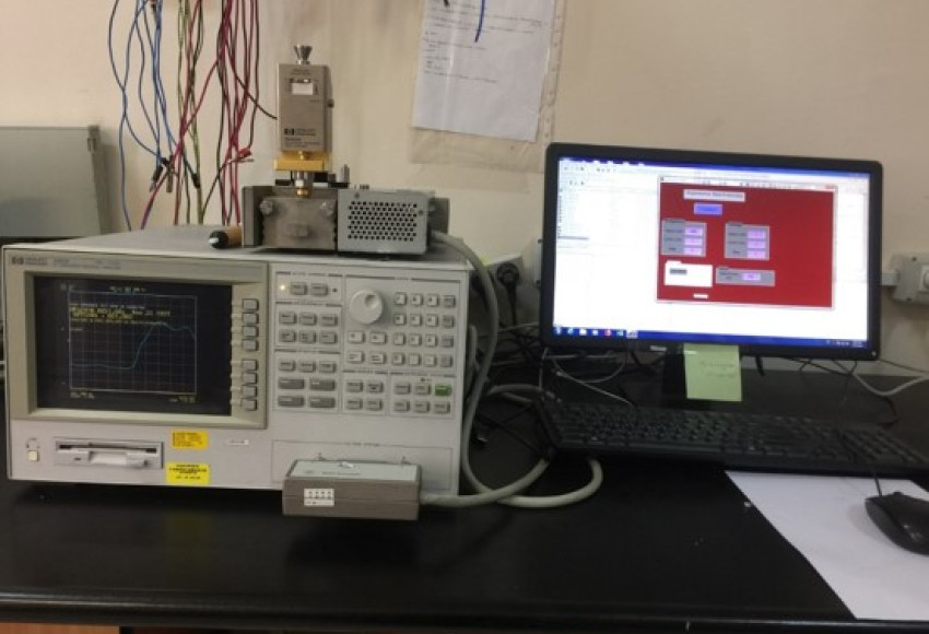 Agilent 4291B0.01–1.80 GHz impedance analyzer, Agilent 1.0 M-3.0 GHZ waveform generator and 3G spectrum analyzer