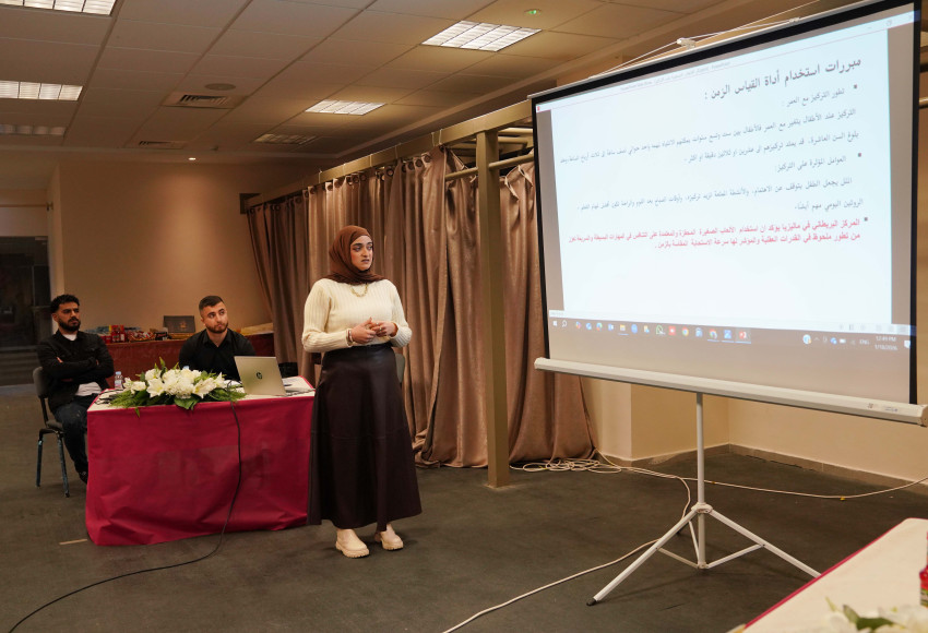 طلبة من كلية علوم الرياضة في الجامعة العربية الأمريكية يؤكدون في بحث لهم على ضرورة إدراج حصص رياضية منظمة في المدارس