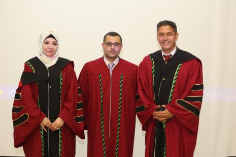 Defense of a Ph.D. Dissertation by Researcher Ibaa Abd Al Raziq Daasan in the Nursing Program