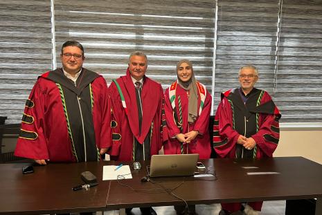 Defense of a Master’s Thesis by Batoul Hamad in the Strategic Planning and Fundraising Program