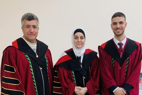 Defense of a Master’s Thesis by Hassan Musleh in the Adult Nursing Program