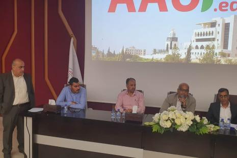 AAUP Organizes a Workshop on the Reality of Tax in Palestine for Accounting Department Students
