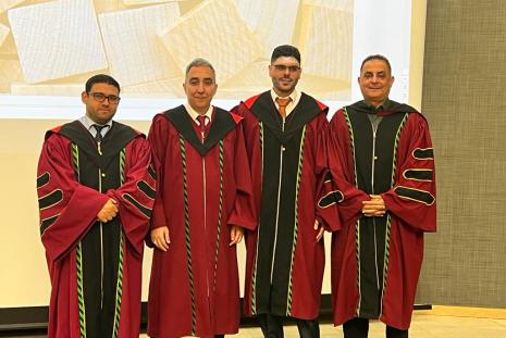 Defense of an M.A. Thesis by Atta Labib Alsharaf in Intensive Care Nursing