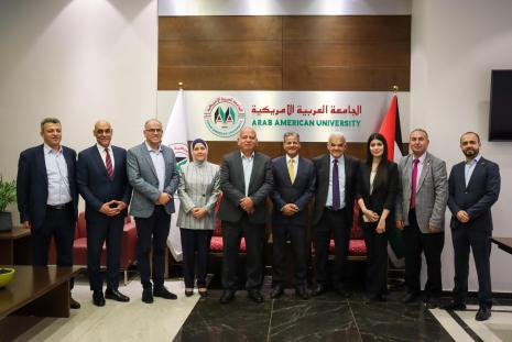 The Faculty of Pharmacy at the Arab American University Holds the First Meeting of its Advisory Board