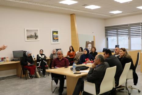 The Conflict Studies Research Center at the Arab American University Holds a Training Workshop for Graduate Students