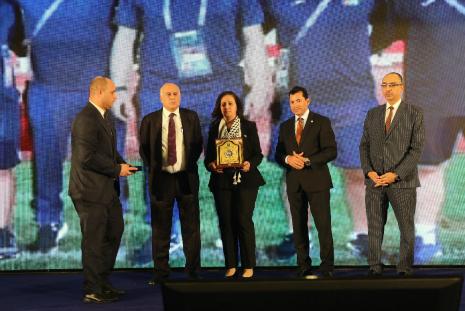 الدكتورة سبأ جرار تشارك في المؤتمر الدولي للاتحاد العربي للثقافة الرياضية ممثلة عن فلسطين
