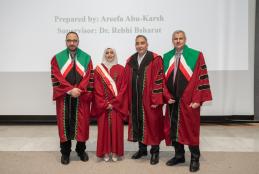 Defense of a Master’s Thesis by Arifa Abu Karsh in the Adult Nursing Program