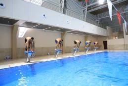 The half-Olympic swimming pool – Arab American University