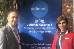 Part of the University's participation in the annual meeting of the Mediterranean Universities Union (UNIMED)