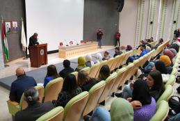 الجامعة تطلق فعاليات اليوم الفلسطيني لمحاكاة الإعلام في حرمها برام الله