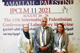 الجامعة تفوز بأفضل بحث علمي مقدم في المؤتمر الفلسطيني الدولي الحادي عشر للطب المخبري
