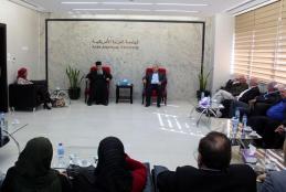 Priest Saleh Khoury and Doctor Ghazal Abu Raya Visit to the University