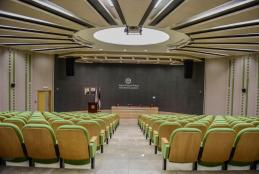 قاعة المؤتمرات في حرم الجامعة في رام الله