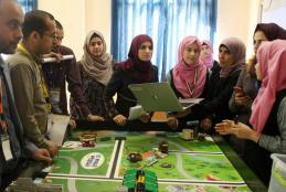 مسابقة البطولة الوطنية الثانية عشرة للروبوت التعليمي في فلسطين