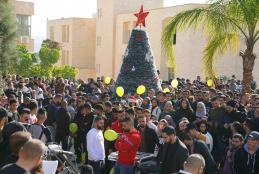 The Ceremony of Lightening the Christmas Tree in AAUP