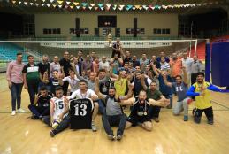 A Palestinian Super Cup Match for Volleyball at the University