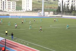Photos from the Soccor Game between Islami Qalqilya Team and Silwan Team among the Palestinian Partial Professional League that was Hosted by AAUP Stadium