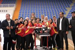 Photos of Hosting the Football Championship for Girls in AAUP Sports Hall Organized by the Ministry of Education 