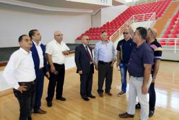 President of the Palestinian Basketball Federation and Members Visits the University