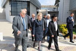 The Adviser to the Prime Minister Dr. Khayriah Rasas Visits the University Ramallah Campus