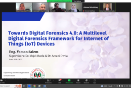 A Team of AAUP Publishes a Research Article on Conducting Digital Forensic Analysis in WhatsApp