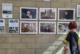 أعمال الطالب وهاج بني مفلح في معرض للصور حول القضية الفلسطينية في فرنسا
