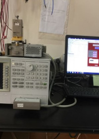 Agilent 4291B0.01–1.80 GHz impedance analyzer, Agilent 1.0 M-3.0 GHZ waveform generator and 3G spectrum analyzer