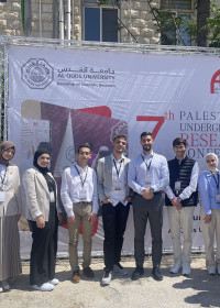 طلبة من الطب البشري في الجامعة العربية الأمريكية يشاركون في مؤتمر أبحاث البكالوريوس في جامعة القدس طلبة من الطب البشري في الجامعة العربية الأمريكية يشاركون في مؤتمر أبحاث البكالوريوس في جامعة القدس