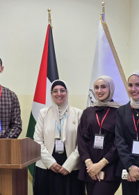 طلبة الهندسة في الجامعة العربية الأمريكية يحصدون المركز الأول في مؤتمر بحثي بجامعة القدس