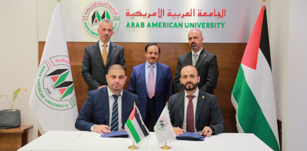الجامعة العربية الأمريكية توقع اتفاقية تعاون لإطلاق برنامج ماجستير التحكيم الهندسي والقانون وتقدم منحا خاصة