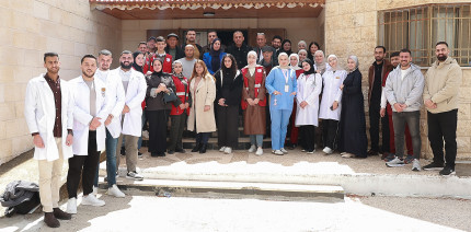الجامعة العربية الأمريكية تنظم يوما طبيا مجانيا لأهالي بلدة جبع دعما لصمودهم