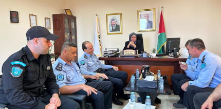 الجامعة العربية الأمريكية ومديرية شرطة محافظة جنين تبحثان سبل التعاون المشترك