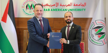الجامعة العربية الأمريكية وسلطة المياه توقعان مذكرة تفاهم لتعزيز الابتكار والبحث العلمي في قطاع المياه