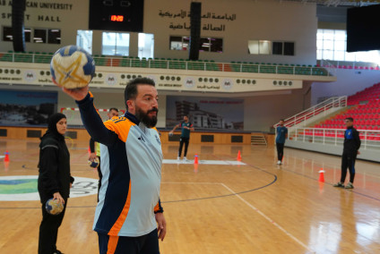 الجامعة العربية الامركية والاتحاد الفلسطيني لكرة اليد تنظمان دورة تحكيمية متخصصة