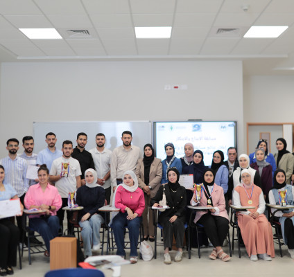 الجامعة العربية الامريكية تكرم الطلبة الفائزين في اليوم العالمي للإبداع والابتكار في فلسطين