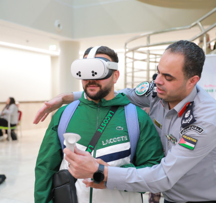 الجامعة العربية الأمريكية والدفاع المدني ينظمان فعالية تدريبية حول توظيف تقنيات الواقع الافتراضي في عمليات الإنقاذ